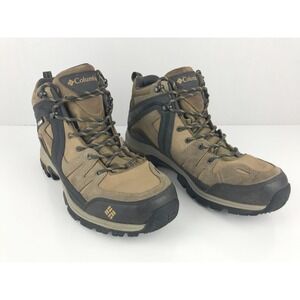 Columbia Men's Waterproof Hiking Boots Brown Techlite Omni Grip Size 11